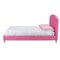 Baxton Studio Canterbury Modern Hot Pink Faux Leather Queen Size Platform Bed 121-6787 - alternate 4